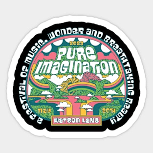 watson lake imagination Sticker